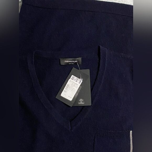 Fabiana Filippi Monili chain-trim knitted dress size 38/us size 2 - Picture 13 of 15